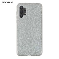 Θήκη Σιλικόνης Sonique Shiny Samsung Galaxy A32 4G Ασημί