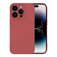 Θήκη Σιλικόνης My Colors Sonique Apple iPhone 14 Pro Max Μπορντό Ανοιχτό