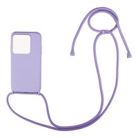 Θήκη Σιλικόνης με Κορδόνι CarryHang Sonique Xiaomi Redmi 10A Λιλά