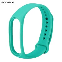 Λουράκι Σιλικόνης Sonique Color για Xiaomi Mi Band 3/4 Βεραμάν