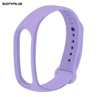 Λουράκι Σιλικόνης Sonique Color για Xiaomi Mi Band 3/4 Λιλά