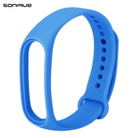 Λουράκι Σιλικόνης Sonique Color για Xiaomi Mi Band 3/4 Μπλέ