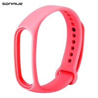 Λουράκι Σιλικόνης Sonique Color για Xiaomi Mi Band 7 Φούξια
