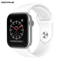 Λουράκι Σιλικόνης Soft Band Sonique για Apple Watch (38/40/41MM) Λευκό