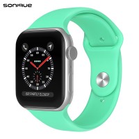 Λουράκι Σιλικόνης Soft Band Sonique για Apple Watch (38/40/41MM) Βεραμάν