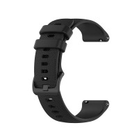Λουράκι Σιλικόνης Dot Band Sonique 18mm για Garmin Forerunner255S/Venu 2S/vivomove 3S/vivoactive 4S Μαύρο