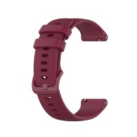 Λουράκι Σιλικόνης Dot Band Sonique 18mm για Garmin Forerunner255S/Venu 2S/vivomove 3S/vivoactive 4S Μπορντό