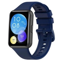 Λουράκι Σιλικόνης Soft Band Sonique για Huawei Fit 2 Active Μπλε Σκούρο