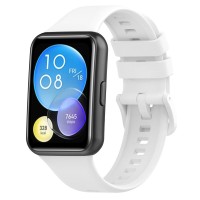 Λουράκι Σιλικόνης Soft Band Sonique για Huawei Fit 2 Active Λευκό