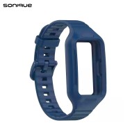 Λουράκι Σιλικόνης Dot Band Sonique για Huawei Band 6 / Huawei Band 7 Μπλε Σκούρο