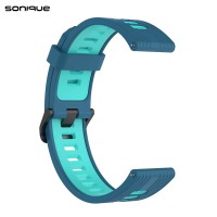 Λουράκι Σιλικόνης Sport Band Sonique 22mm για Amazfit GTR 3/ GTR 4/ GTR 47mm/GTR 3 pro/GTR 2e/GTR 2/3 Stratos/2 Stratos Μπλε / Γαλάζιο