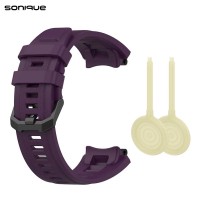 Λουράκι Σιλικόνης Smooth Band Sonique για Amazfit T-Rex 2 Μωβ Σκούρο
