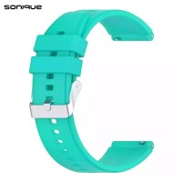 Λουράκι Σιλικόνης Smooth Band Sonique 22mm για Huawei Watch GT3/GT3 Pro 46mm/ GT2/GT2 Pro 46mm/ GT 42mm/46mm/GT 2e/3/3 Pro Βεραμάν