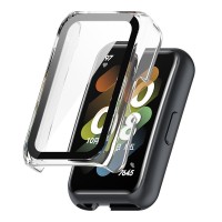 Θήκη Προστασία PC + Tempered Glass Sonique για Huawei Band Band 6 / Band 7 Διάφανο