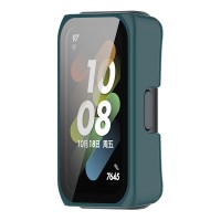 Θήκη Προστασία PC + Tempered Glass Sonique για Huawei Band Band 6 / Band 7 Πράσινο Σκούρο