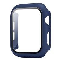 Θήκη Προστασία PC + Tempered Glass Sonique για Apple Watch Apple Watch 4/5/6/SE/SE 22 44mm Μπλε Σκούρο