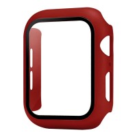 Θήκη Προστασία PC + Tempered Glass Sonique για Apple Watch Apple Watch 7/8/9 45mm Κόκκινο