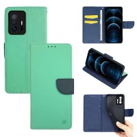 Θήκη Πορτοφόλι Sonique Trend Wallet Xiaomi Xiaomi 11T / Xiaomi 11T Pro Βεραμάν / Σκούρο Μπλε