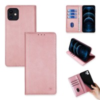 Θήκη Πορτοφόλι Vintage Magnet Wallet Sonique Apple iPhone 11 Ροζ Χρυσό