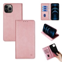 Θήκη Πορτοφόλι Vintage Magnet Wallet Sonique Apple iPhone 13 Pro Max Ροζ Χρυσό