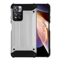 Θήκη Heavy Armor Sonique Xiaomi Redmi Note 11 Pro Plus 5G Ασημί
