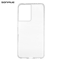Θήκη Σιλικόνης Sonique Crystal Clear Samsung Galaxy S21 Ultra Διάφανο