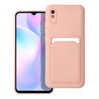 Θήκη Σιλικόνης Sonique Card Case Xiaomi Redmi 9A / Redmi 9AT Ροζ
