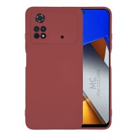 Θήκη Σιλικόνης My Colors Sonique Xiaomi Poco M4 Pro 4G Μπορντό Ανοιχτό