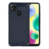 Θήκη Σιλικόνης Sonique Carbon Brushed Xiaomi Redmi 10A Μπλέ