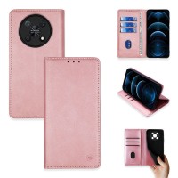 Θήκη Πορτοφόλι Vintage Magnet Wallet Sonique Huawei Nova Y90 Ροζ Χρυσό