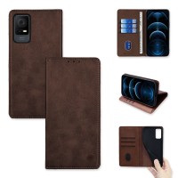 Θήκη Πορτοφόλι Vintage Magnet Wallet Sonique TCL 405 / TCL 406 / TCL 408 Καφέ