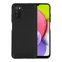 Θήκη Σιλικόνης Sonique Carbon Brushed Samsung Galaxy A03s Μαύρο