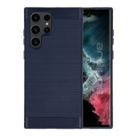Θήκη Σιλικόνης Sonique Carbon Brushed Samsung Galaxy S23 Ultra Μπλέ