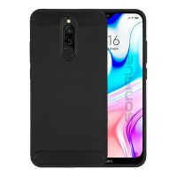 Θήκη Σιλικόνης Sonique Carbon Brushed Xiaomi Redmi 8 Μαύρο