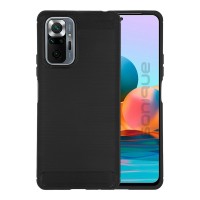 Θήκη Σιλικόνης Sonique Carbon Brushed Xiaomi Redmi Note 10 Pro Μαύρο
