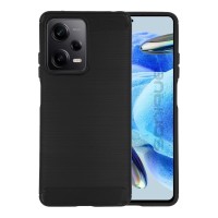 Θήκη Σιλικόνης Sonique Carbon Brushed Xiaomi Redmi Note 12 Pro 5G / Poco X5 Pro 5G Μαύρο