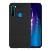 Θήκη Σιλικόνης Sonique Carbon Brushed Xiaomi Redmi Note 8T Μαύρο