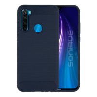 Θήκη Σιλικόνης Sonique Carbon Brushed Xiaomi Redmi Note 8T Μπλέ