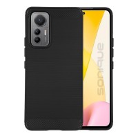 Θήκη Σιλικόνης Sonique Carbon Brushed Xiaomi Xiaomi 12 Lite Μαύρο