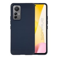 Θήκη Σιλικόνης Sonique Carbon Brushed Xiaomi Xiaomi 12 Lite Μπλέ