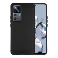 Θήκη Σιλικόνης Sonique Carbon Brushed Xiaomi Xiaomi 12T  / Xiaomi 12T Pro Μαύρο