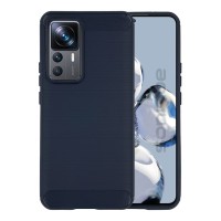 Θήκη Σιλικόνης Sonique Carbon Brushed Xiaomi Xiaomi 12T  / Xiaomi 12T Pro Μπλέ