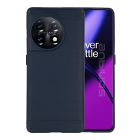 Θήκη Σιλικόνης Sonique Carbon Brushed OnePlus 11 5G Μπλέ