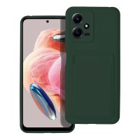 Θήκη Σιλικόνης Sonique Card Case Xiaomi Redmi Note 12 5G / Poco X5 5G Πράσινο Σκούρο