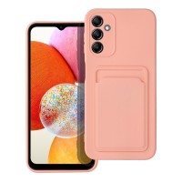 Θήκη Σιλικόνης Sonique Card Case Samsung Galaxy A14 4G / Galaxy A14 5G Ροζ