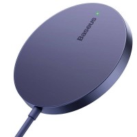 Ασύρματος Φορτιστής Baseus Simple Mini3 15W Qi Magsafe Μωβ