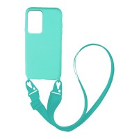Θήκη Σιλικόνης με Strap CarryHang Sonique Samsung Galaxy A53 5G Γαλάζιο