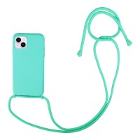 Θήκη Σιλικόνης με Κορδόνι CarryHang Sonique Apple iPhone 14 Γαλάζιο