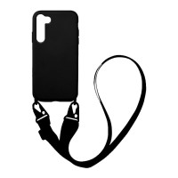 Θήκη Σιλικόνης με Strap CarryHang Sonique Samsung Galaxy S23 Μαύρο