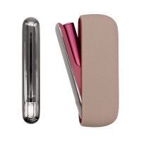 Θήκη Σιλικόνης Sonique Grip με Πλαϊνό Κάλυμα για IQOS ILUMA & ILUMA i Μπεζ